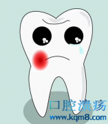 一颗蛀牙被牙医修复过程